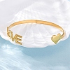 304 Stainless Steel Cuff Bangles for Women BJEW-F491-01G-03-1