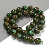 Synthetic Gold Clinquant Stone Beads Strands G-P549-A01-03D-2