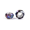 Transparent Glass European Beads GPDL-N004-D14mm-A16-2