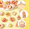 20Pcs 10 Styles Opaque Resin Imitation Food Pendants CRES-FS0001-24-2