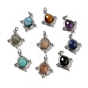 Natural Mixed Stone Faceted Pendants G-C096-02P-1