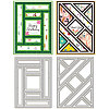 Carbon Steel Cutting Dies Stencils DIY-WH0309-1478-1