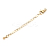304 Stainless Steel Curb Chain Extender X-STAS-G383-06G-1