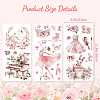 3 Sheets 3 Styles PVC Waterproof Decorative Stickers DIY-WH0404-135-2