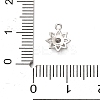 925 Sterling Silver Clear Cubic Zirconia 8-Pointed Star Charms STER-U009-06P-3