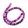 Natural Fire Crackle Agate Bead Strands G-K166-06F-8mm-07-2