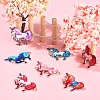 30Pcs Printed Alloy Connector Charms PALLOY-CJ0002-22-6