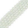 Transparent Crackle Glass Beads Strands DGLA-S085-6x8-01-1