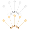 40Pcs 2 Colors Zinc Alloy Lapel Pins FIND-SC0017-18A-1