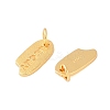 925 Sterling Silver Lucky Oval Charms STER-P060-13G-2