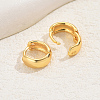 Fashionable Classic Versatile Brass Hoop Earrings with High-end Style for Women UF2391-1