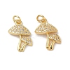 Brass Micro Pave Cubic Zirconia Pendants KK-H522-01D-G-1