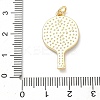 Sports Brass Resin Pendants KK-P345-74G-3