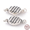 925 Sterling Silver Bayonet Clasps STER-D035-17AS-4