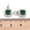 Brass with Cubic Zirconia Pendants KK-P271-33P-3