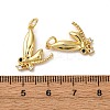 Brass Micro Pave Cubic Zirconia Pendants KK-P308-39G-3