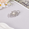 1Pc Flower Zinc Alloy Rhinestone Brooches JEWB-LP0004-13-1