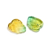 Two-Tone Transparent Glass Charms GLAA-H016-15P-2