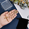 DIY 304 Stainless Steel Nail Cross Pendant Necklace Making Kits DIY-BBC0002-32G-3