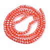 Electroplate Glass Beads Strands EGLA-A044-P1mm-A21-3