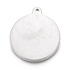 Non-Tarnish 304 Stainless Steel Pendants STAS-H117-02P-2