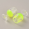 Transparent Resin Pendants RESI-WH0026-48G-2