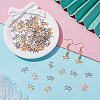 100Pcs 2 Colors 201 Stainless Steel Pendants STAS-UN0062-86-2