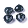 Natural Moss Agate Heart Love Stone LS-G-F659-B30-1