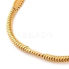 304 Stainless Steel Round Snake Chain Necklaces for Women NJEW-G140-11G-2