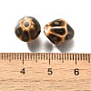 Vintage Style Glazed Ceramic Porcelain Beads PORC-H013-01-06-3