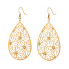 Hollow Brass Dangle Earrings for Women WG72A0C-02-1