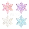 14Pcs 5 Colors AB Color Transparent Acrylic Chandelier Component Links TACR-FS0001-55-1