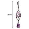 1Pc Natural Amethyst Big Pendant Decotations G-SZ0001-95A-7