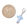 Plastic Cross Pendant Decorations HJEW-JM04519-4