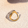 304 Stainless Steel Adjustable Cuff Rings RJEW-S626-01GP-D-1