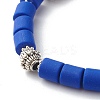 Handmade Polymer Clay Beads  Stretch Bracelets BJEW-JB06550-8