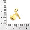 Brass Enamel Fruits Pendant Decoration HJEW-P020-01C-G-3