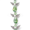 Angel Fairy Shape Electroplate Glass Beads Strands AJEW-JB01173-04-1