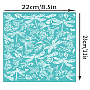 Self-Adhesive Silk Screen Printing Stencil X1-DIY-WH0338-260-2