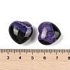 Natural Agate(Dyed & Heated) Heart Palm Stone G-Q021-04H-3