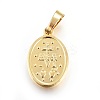201 Stainless Steel Pendants Ion Plating(IP) STAS-O111-05G-2