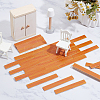 2 Sets 40Pcs Mini Wood Floor Sticker DIY-GO0002-34-7