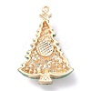 Christmas Zinc Alloy Rhinestone Pendnats X-PALLOY-K008-01C-KCG-2