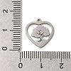 Non-Tarnish 201 Stainless Steel Pendants LS-STAS-E206-06P-05-3