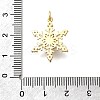 Brass Micro Pave Cubic Zirconia with ABS imitation pearl Pendants KK-D295-25G-3