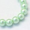 Baking Paint Glass Pearl Bead Strands HY-Q003-3mm-04-2
