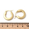 201 Stainless Steel Hoop Earrings EJEW-Z151-10G-02-5