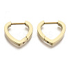 304 Stainless Steel Huggie Hoop Earrings STAS-R115-24G-1