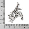 201 Stainless Steel Pendants STAS-S157-29P-3