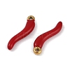 Ion Plating(IP) 304 Stainless Steel Enamel Pendants STAS-Z094-01C-2
